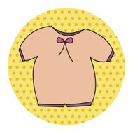 Baby clothes theme elements N50