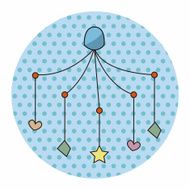 baby hanging theme elements N16