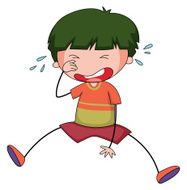 Boy crying