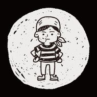 pirate Sailor doodle N9