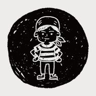 pirate Sailor doodle N11