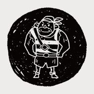 pirate Sailor doodle N12