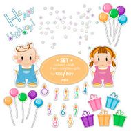 Baby kit for the holiday Birthday boy or girl