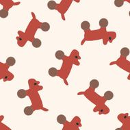 toy dog icon 10 seamless pattern