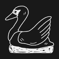 Swan Boat doodle N4