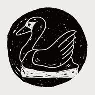 Swan Boat doodle N6