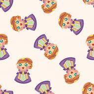 Royal theme princess seamless pattern N2