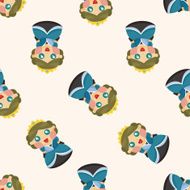 Royal theme princess seamless pattern N5