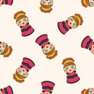Royal theme princess seamless pattern N6