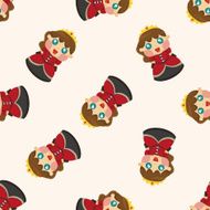 Royal theme princess seamless pattern N8
