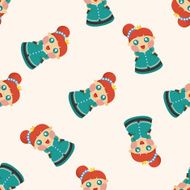 Royal theme princess seamless pattern N9