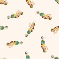 boy character seamless pattern N2