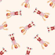 boy character seamless pattern N8