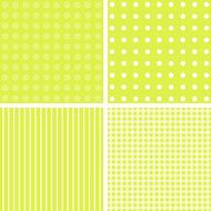 Vector set of 4 background patterns