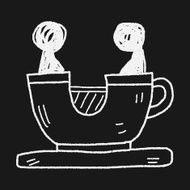 coffee cup play park doodle N4