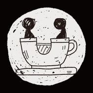 coffee cup play park doodle N5