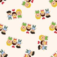 Family Seamless Pattern N7