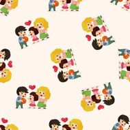 Family Seamless Pattern N8