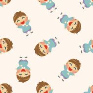 Kid seamless pattern N5