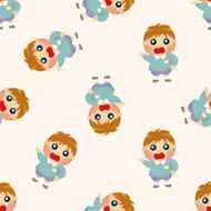 Kid seamless pattern N9