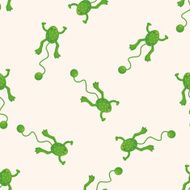 baby toy rattle cartoon seamless pattern background
