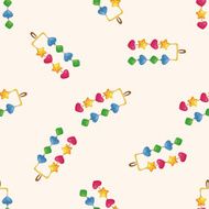 baby hanging cartoon seamless pattern background N2