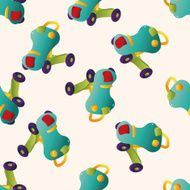 Baby walker cartoon seamless pattern background