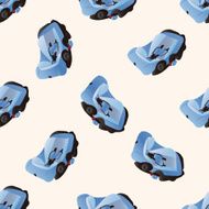 Baby Safety Seat cartoon seamless pattern background N2
