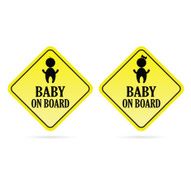 baby on board kids vector