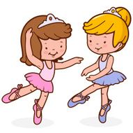 Little ballet dancers