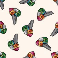 playground slide cartoon seamless pattern background
