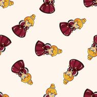 fairytale princess cartoon seamless pattern background N7