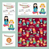 invitation cards for Pajama party Template