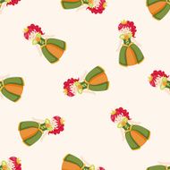 Royal theme princess cartoon seamless pattern background N3