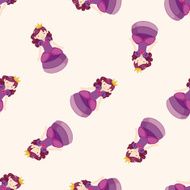 Royal theme princess cartoon seamless pattern background N5