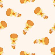 Royal theme princess cartoon seamless pattern background N8