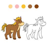 Coloring book (horse) N2