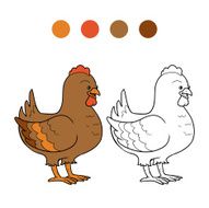 Coloring book (chicken)