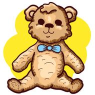 Hand Drawn Teddy Bear N3