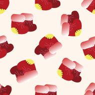 Baby supplies slippers cartoon seamless pattern background