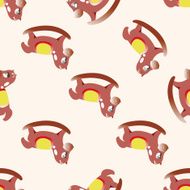 baby doll cartoon seamless pattern background N3