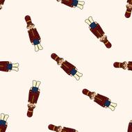 Toy Soldiers cartoon seamless pattern background