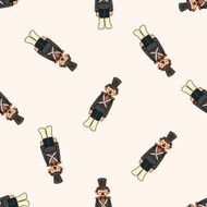 Toy Soldiers cartoon seamless pattern background N3