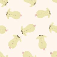 Baby clothes cartoon seamless pattern background N7