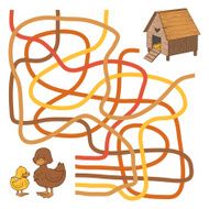 Maze game (ducks and home)