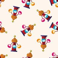 playground facilities cartoon seamless pattern background N5