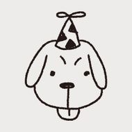 doodle birthday dog N5