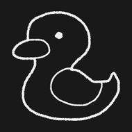 Doodle Yellow Duck N6