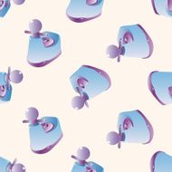 baby potty cartoon seamless pattern background