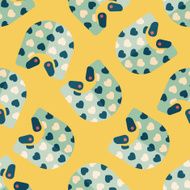 baby bib flat icon EPS 10 seamless pattern background N2